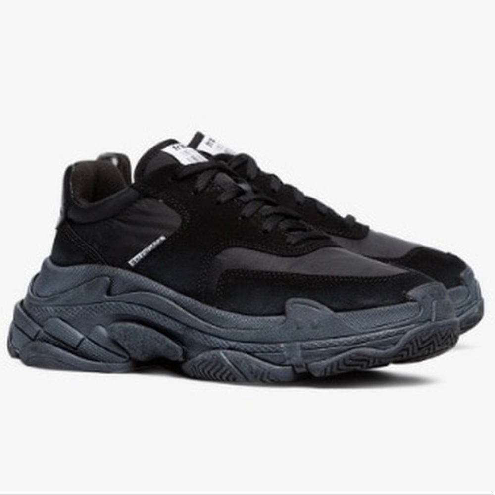 Black Velvet Balenciaga Triple S